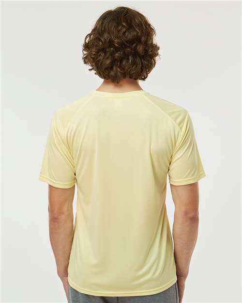 Paragon 200 Unisex Islander Performance T-Shirt - Pale Yellow - model back
