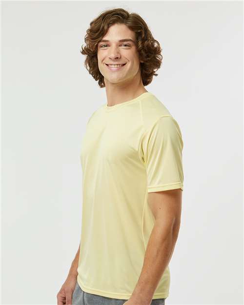 Paragon 200 Unisex Islander Performance T-Shirt - Pale Yellow - model side
