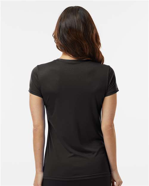 Paragon 203 Women's Vera V-Neck T-Shirt - Black - model back