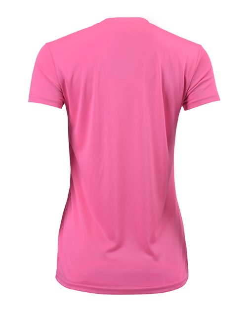 Paragon 203 Women's Vera V-Neck T-Shirt - Neon Pink - back
