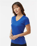 Paragon 203 Women's Vera V-Neck T-Shirt - Royal - model side