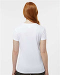 Paragon 203 Women's Vera V-Neck T-Shirt - White - model back