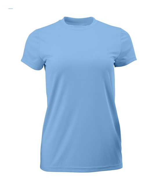 Paragon 204 Women's Islander Performance T-Shirt - Bimini Blue - front