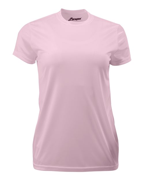 Paragon 204 Women's Islander Performance T-Shirt - Charity Pink - front