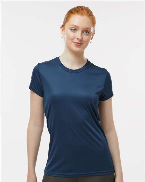 Paragon 204 Women's Islander Performance T-Shirt - Navy - model front