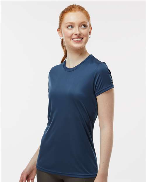 Paragon 204 Women's Islander Performance T-Shirt - Navy - model side