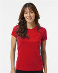 Paragon 204 Women's Islander Performance T-Shirt - Red - model front