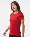 Paragon 204 Women's Islander Performance T-Shirt - Red - model side