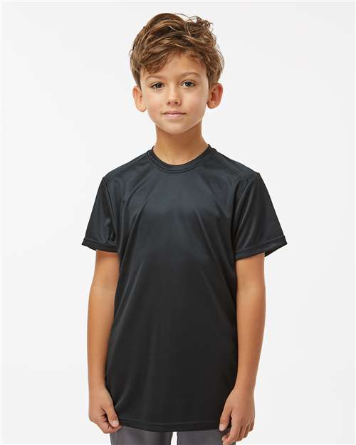Paragon 208Y Youth Islander Performance T-Shirt - Black - model front