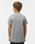 Paragon 208Y Youth Islander Performance T-Shirt - Heather Grey - model back