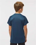 Paragon 208Y Youth Islander Performance T-Shirt - Navy - model back