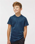 Paragon 208Y Youth Islander Performance T-Shirt - Navy - model front
