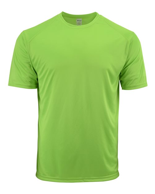 Paragon 208Y Youth Islander Performance T-Shirt - Neon Lime - front