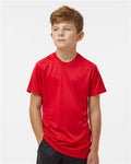 Paragon 208Y Youth Islander Performance T-Shirt - Red - model front