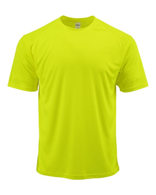 Paragon 208Y Youth Islander Performance T-Shirt - Safety Green - front