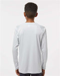 Paragon 218Y Youth Long Islander Performance Long Sleeve T-Shirt - Aluminum - model back
