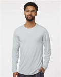Paragon 222 Unisex Aruba Extreme Performance Long Sleeve T-Shirt - Aluminum - model front