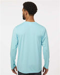 Paragon 222 Unisex Aruba Extreme Performance Long Sleeve T-Shirt - Aqua Blue - model back