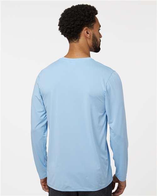 Paragon 222 Unisex Aruba Extreme Performance Long Sleeve T-Shirt - Blue Mist - model back