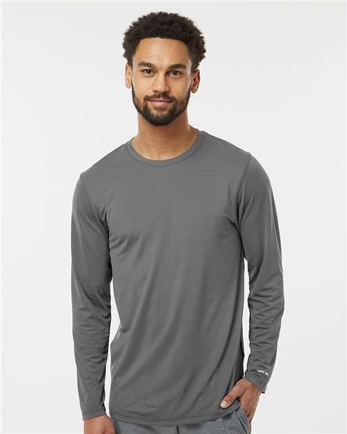 Paragon 222 Unisex Aruba Extreme Performance Long Sleeve T-Shirt - Medium Grey - model front