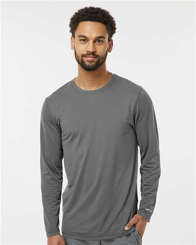 Paragon 222 Unisex Aruba Extreme Performance Long Sleeve T-Shirt - Medium Grey - model front