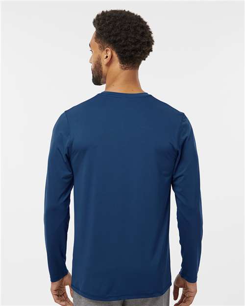 Paragon 222 Unisex Aruba Extreme Performance Long Sleeve T-Shirt - Navy - model back