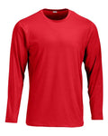 Paragon 222 Unisex Aruba Extreme Performance Long Sleeve T-Shirt - Red - front