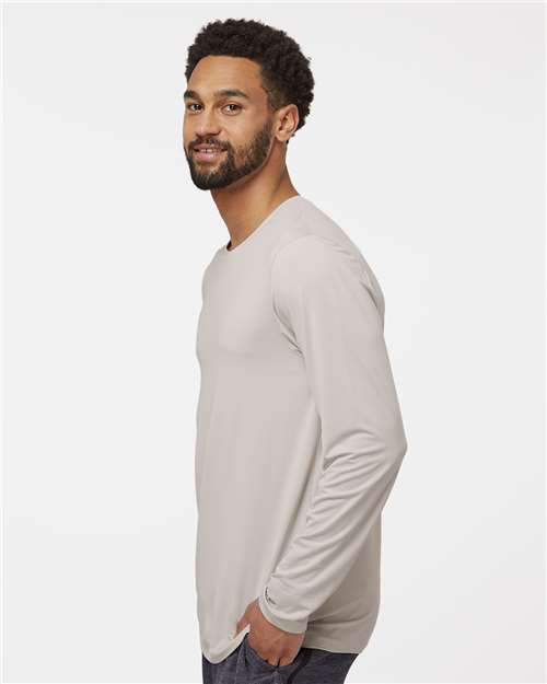 Paragon 222 Unisex Aruba Extreme Performance Long Sleeve T-Shirt - Sand - model side