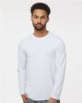 Paragon 222 Unisex Aruba Extreme Performance Long Sleeve T-Shirt - White - model front
