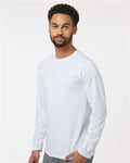 Paragon 222 Unisex Aruba Extreme Performance Long Sleeve T-Shirt - White - model side