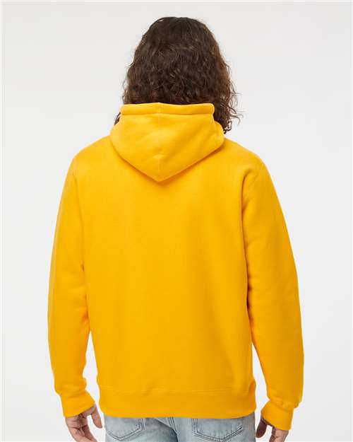 Independent Trading Co. IND5000P Unisex Legend Premium Heavyweight Cross-Grain Hooded Sweatshirt - Gold - model back
