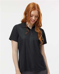 Paragon 504 Women's Sebring Performance Polo - Black - model front