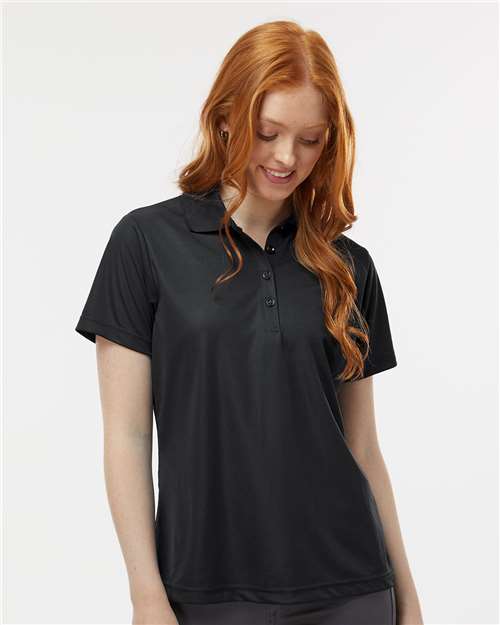 Paragon 504 Women's Sebring Performance Polo - Black - model front