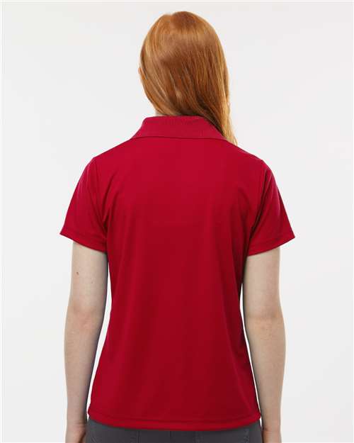 Paragon 504 Women's Sebring Performance Polo - Deep Red - model back