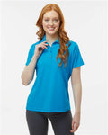Paragon 504 Women's Sebring Performance Polo - Turquoise - model front