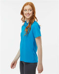 Paragon 504 Women's Sebring Performance Polo - Turquoise - model side