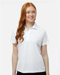 Paragon 504 Women's Sebring Performance Polo - White - model front