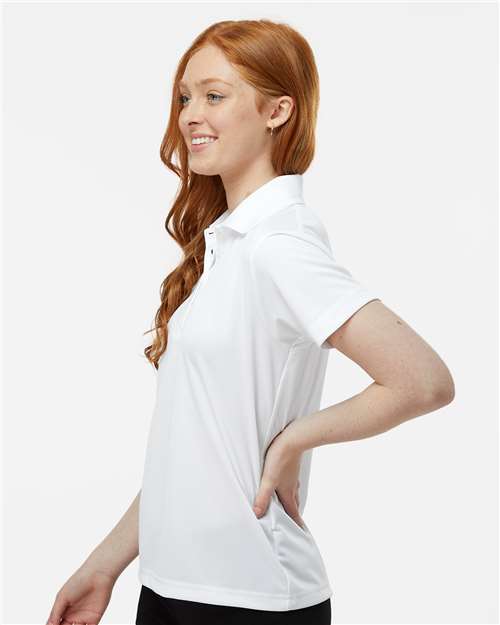 Paragon 504 Women's Sebring Performance Polo - White - model side