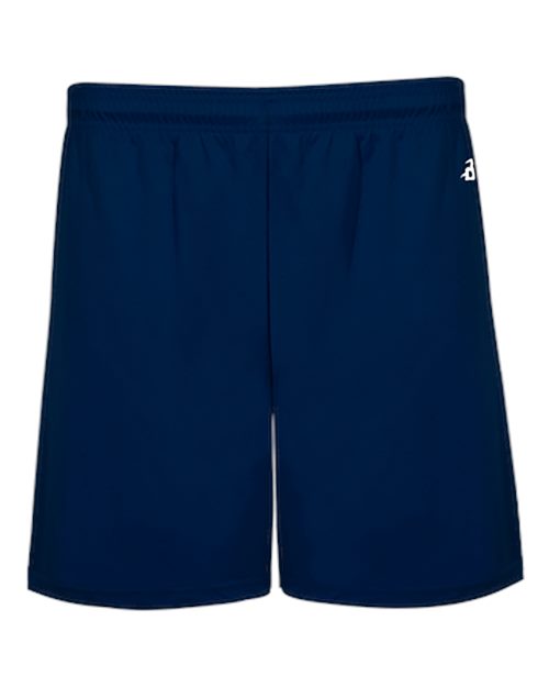 Badger 4146 Men's B-Core 5" Pocketed Shorts - Navy - front