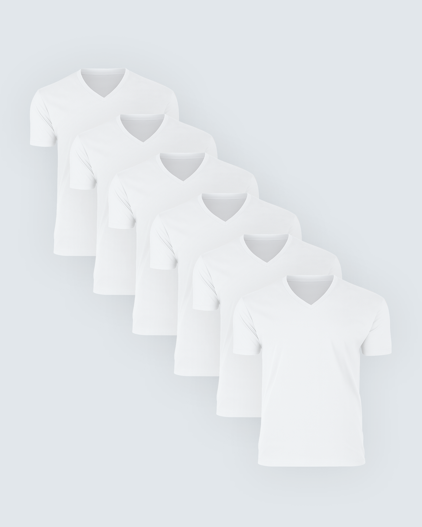 Men's V-Neck T-Shirt 6-Pack, additional view