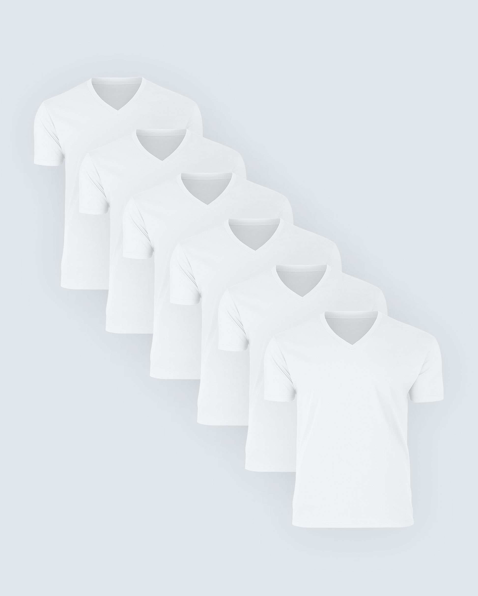 Men's V-Neck T-Shirt 6-Pack, additional view