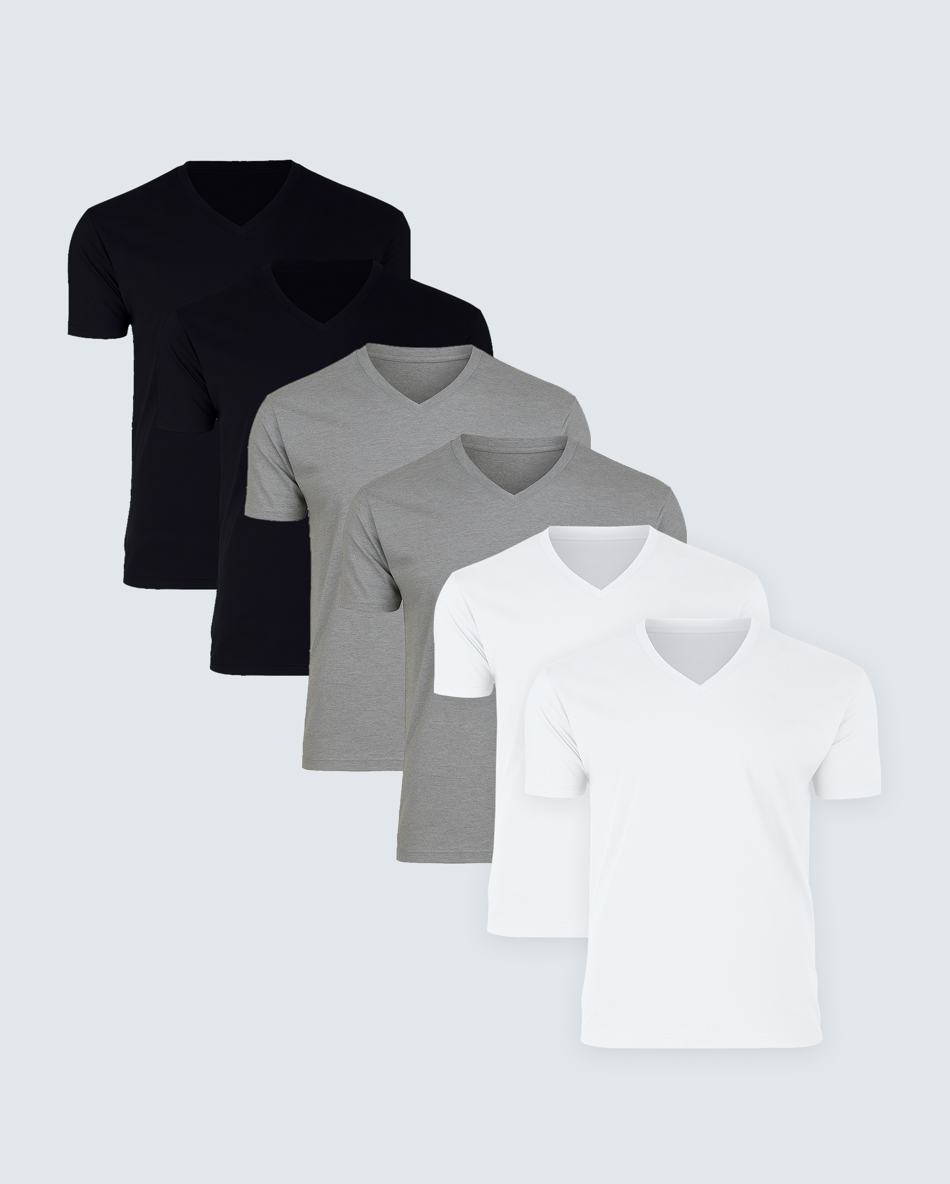 Men's V-Neck T-Shirt 6-Pack, additional view
