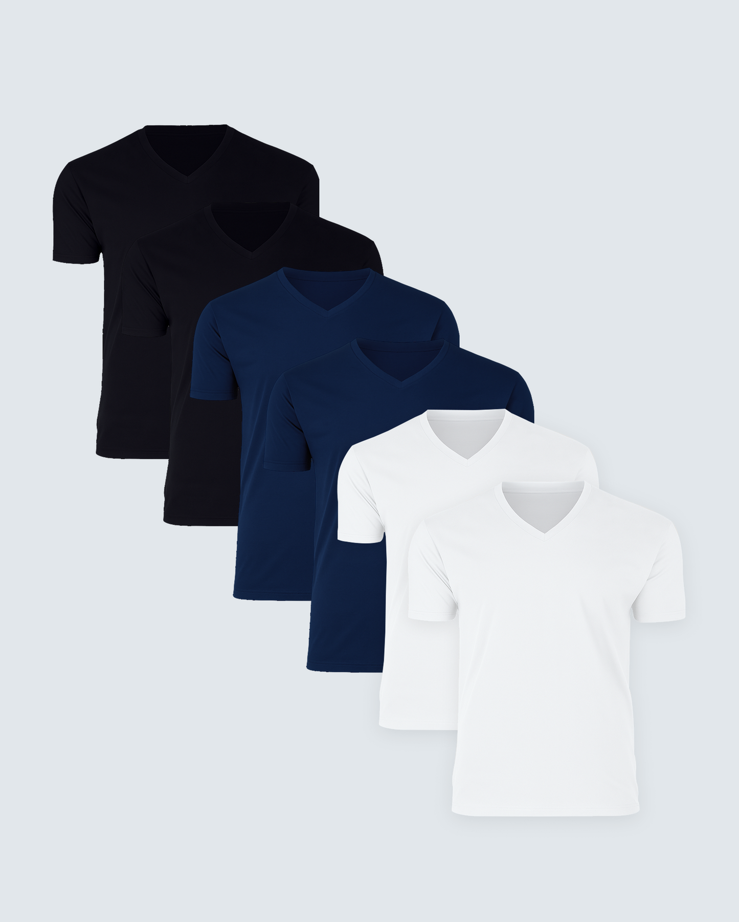 Men's V-Neck T-Shirt 6-Pack, additional view