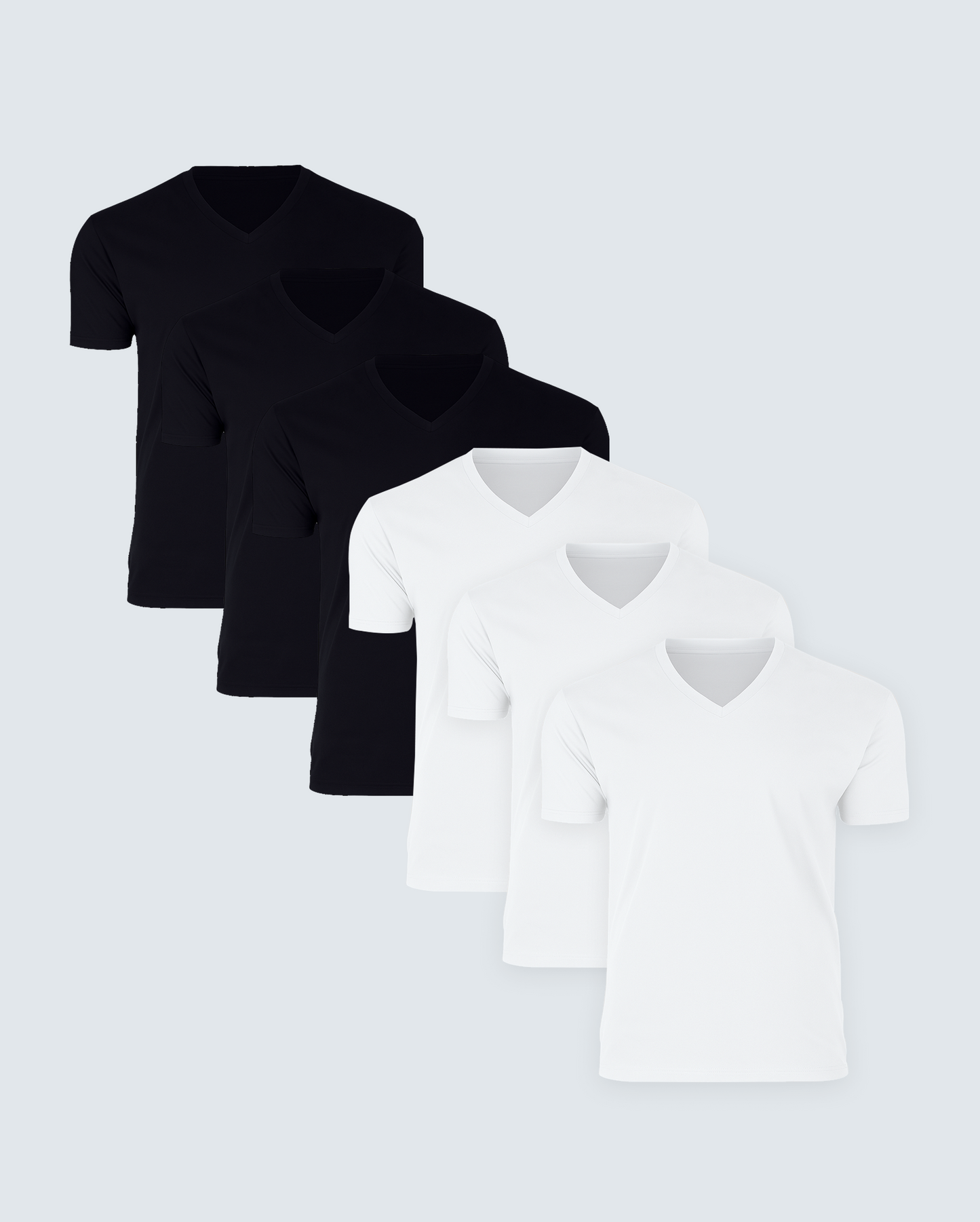 Men's V-Neck T-Shirt 6-Pack, additional view