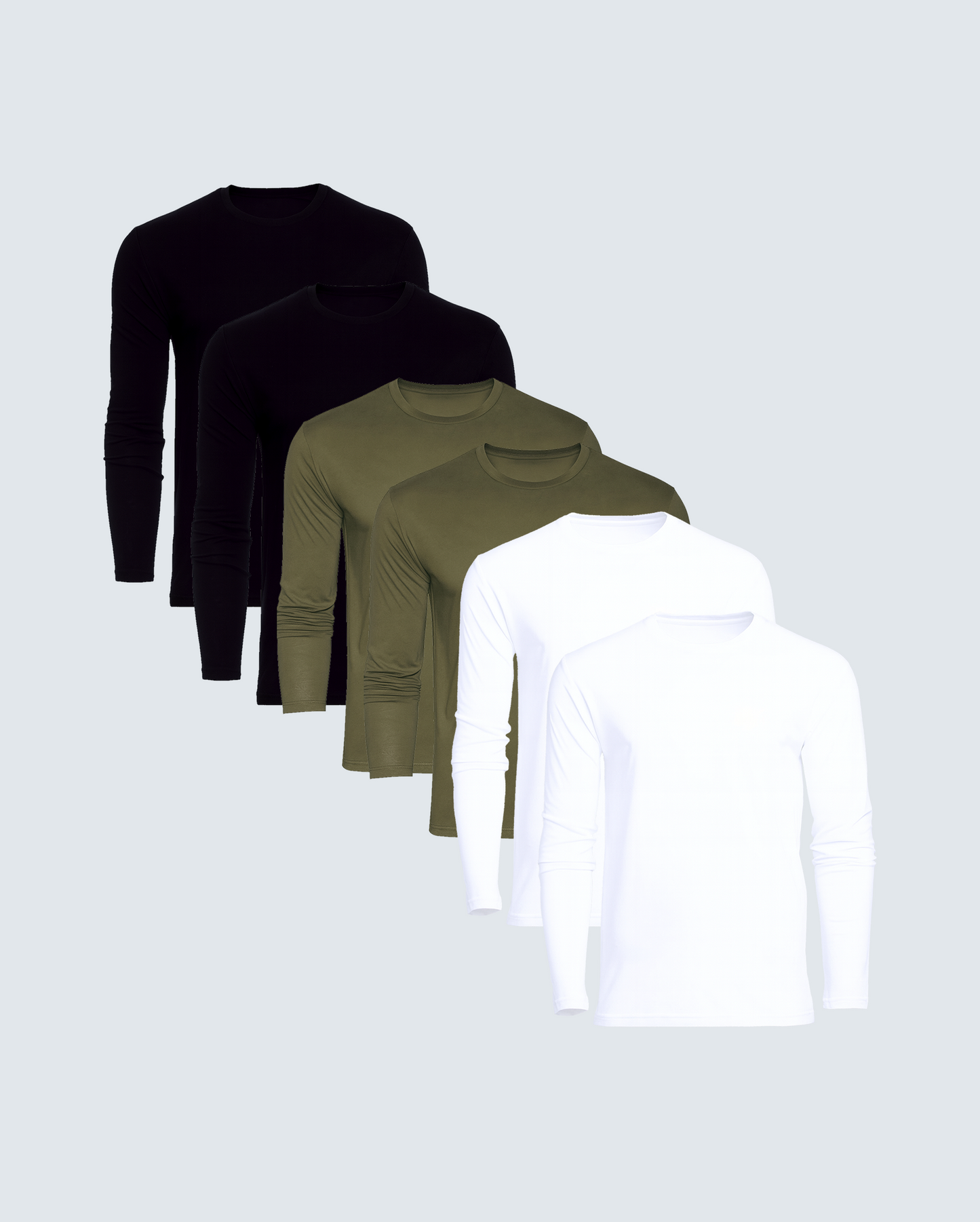 Classic Crew Long Sleeve T-Shirt 6-Pack, additional view