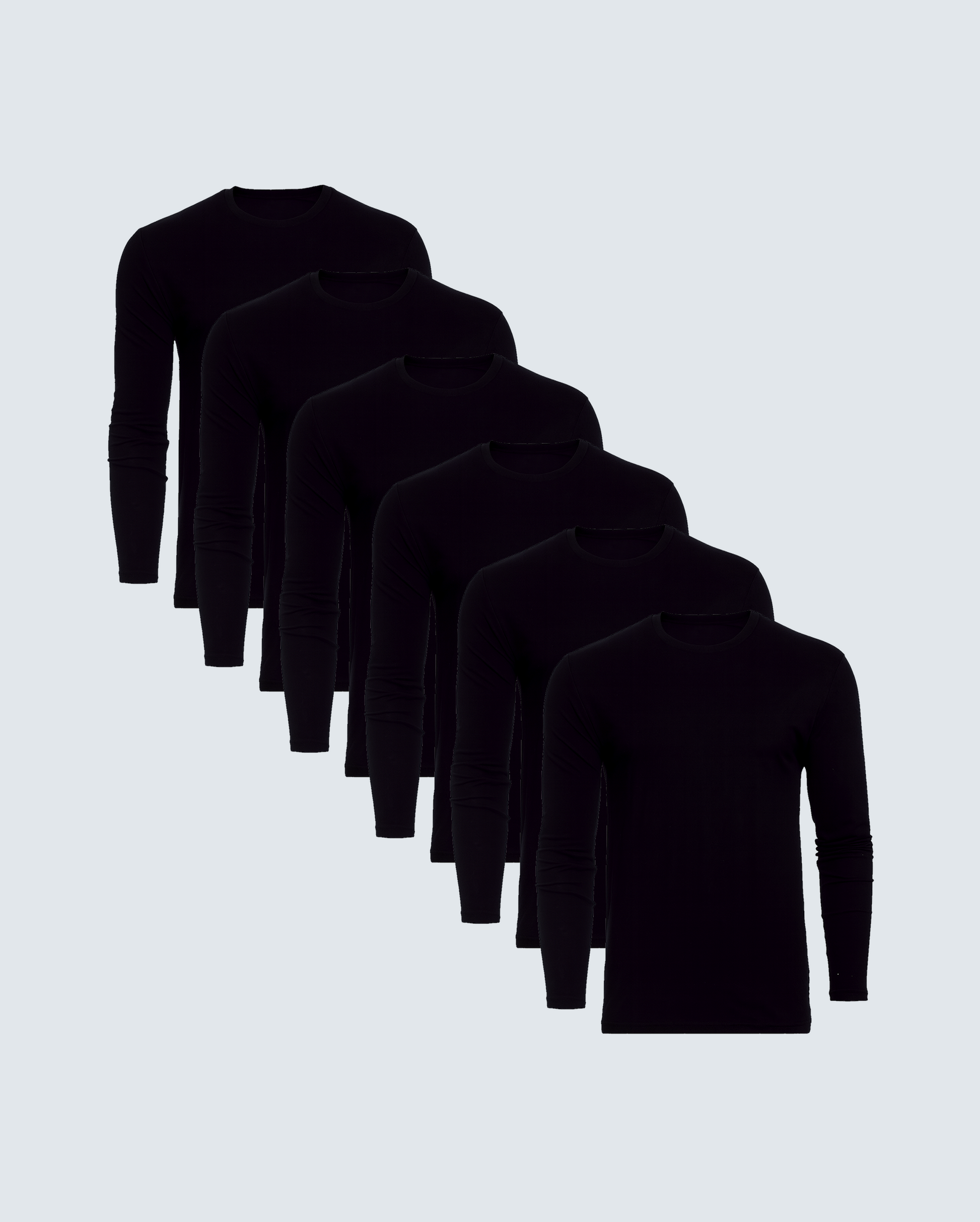 Classic Crew Long Sleeve T-Shirt 6-Pack, additional view