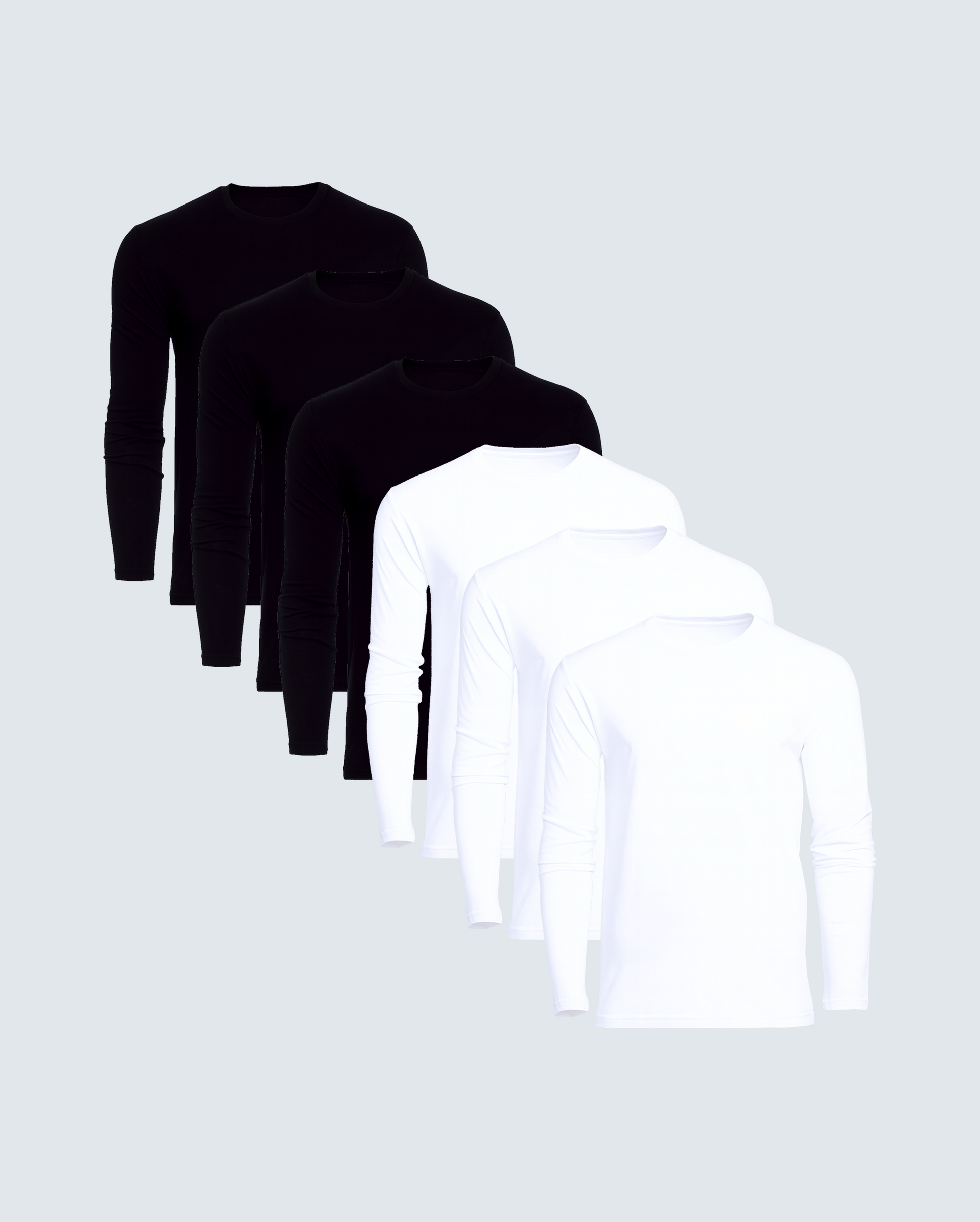 Classic Crew Long Sleeve T-Shirt 6-Pack, additional view