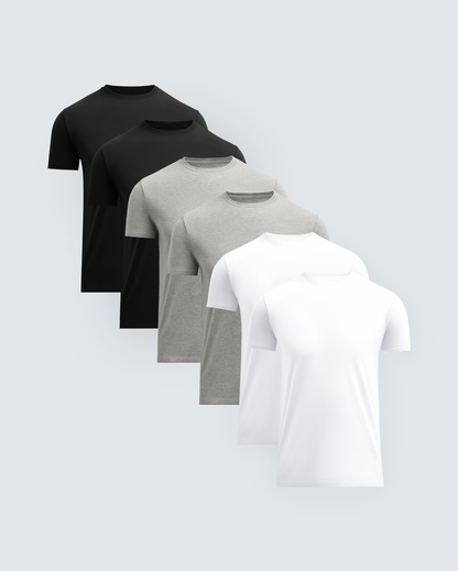 Classic Crew T-Shirt 6-Pack, additional view