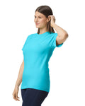 Gildan GH000 Hammer T-Shirt - Lagoon Blue - model side