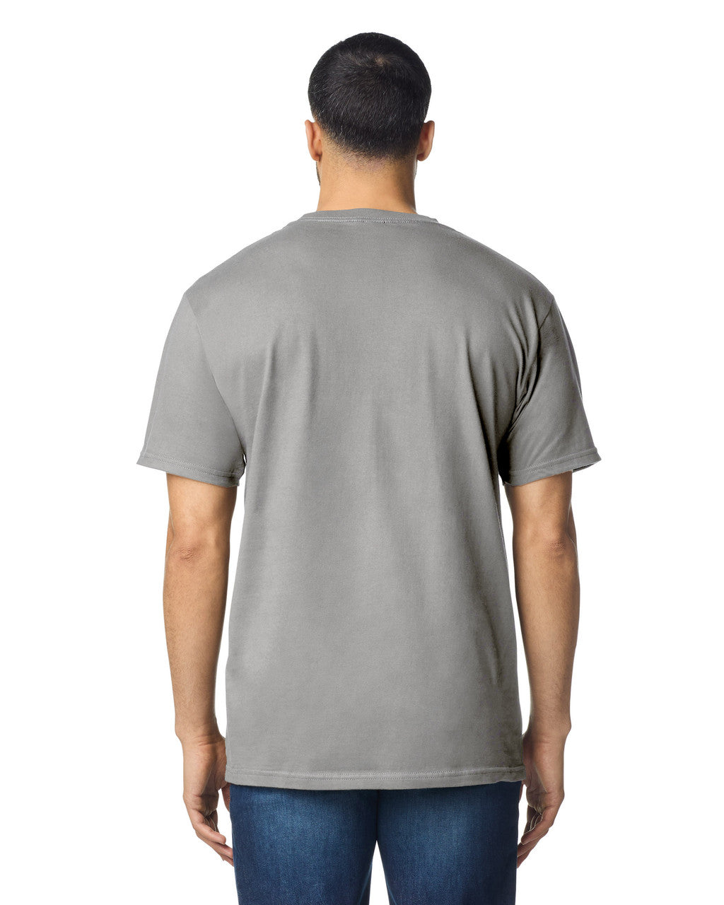 Gildan GH000 Hammer T-Shirt - Sport Grey - model back